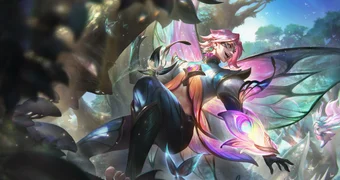 Faerie Court Ezreal splash art