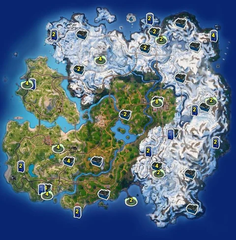 Fortnite chapter 5 season 1 hiding spots