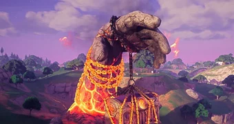 Fortnite chapter 5 season 1 live event titan hand