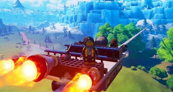LEGO Fortnite monorail