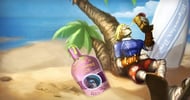 Surfer singed