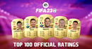 Top 100 Ratings FIFA 23
