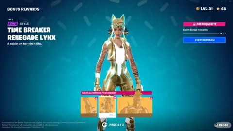 Fortnite Renegade Lynx Super Style